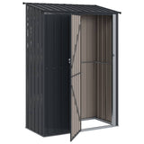 Garden Sheds Anthracite 140.5 x 74 x 200 cm Metal 42011297
