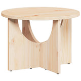 Coffee Table Natural 50 x 50 x 35 cm Solid pine wood 873529