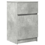 Bedside Cabinet Concrete Grey 39x35x65 cm Engineered Wood 861325
