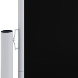 Side Awning Black Polyester with PU coating, steel, aluminium 318066