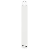 Coffee Table Legs U-Shaped 2 pcs White 38x cm Steel 4013153