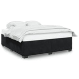 Bed Frame without Mattress Black Super King Velvet 3284666