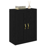 Wall Mounted Cabinet Black Oak 69.5 x 34 x 90 cm 882752