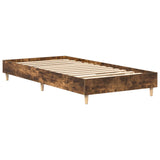 Bed Frame Smoked Oak 80 x 200 cm Engineered Wood 8009061