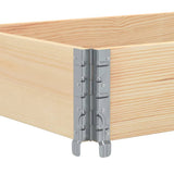 Pallet Collars 3 pcs 150x50 cm Solid Wood Pine 3295378