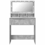 Bedroom Dressing Tables Concrete Grey 80 x 39.6 x 135 cm 888970