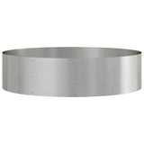 Planter Ring 5 pcs Silver 80 x 80 x 20 cm Stainless Steel 873629