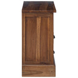 Storage Cabinet Natural 60 x 30 x 60 cm Solid Teak Wood 42017952