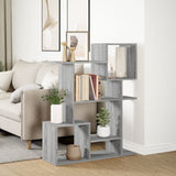 Room Divider Bookcase Grey Sonoma 92x29x112 cm Engineered Wood 858125