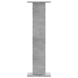 Speaker Stands 2 pcs Concrete Grey 30x30x95 cm Engineered Wood 852675