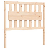 Bed Frame without Mattress 100x200 cm Solid Wood Pine 3192416