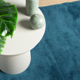 Rug OVIEDO Short Pile Turquoise 160x230 cm 375603