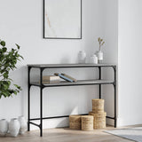 Console Table Grey Sonoma 100x35.5x75 cm Engineered Wood 834048