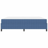Bed Frame with Mattress Blue 200 x 200 cm Fabric 3399143