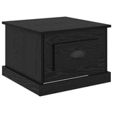 Coffee Table Black Oak 50 x 50 x 35 cm Engineered Wood 881372