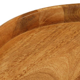 Round Coffee Tables 3 pcs Solid Wood Mango 352033