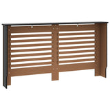 Radiator Cover Black 152x19x81.5 cm MDF 288186
