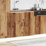 Sink Base Cabinet Kalmar Old Wood 80x46x81.5 cm Engineered Wood 853455