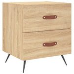 ZNTS Bedside Cabinets 2 pcs Sonoma Oak 40x35x47.5 cm Engineered Wood 827251