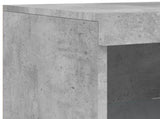 Sideboards with LED Lights 3 pcs Concrete Grey Engineered Wood 3209103