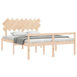 Senior Bed without Mattress 160x200 cm Solid Wood 3195556