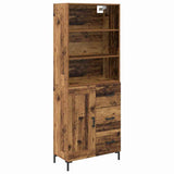 Highboard Old Wood 69.5 x 34 x 180 cm Engineered Wood 3415620
