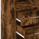 Storage Cabinet Smoked Oak 70x42.5x225 cm Engineered Wood 3281340