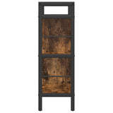 Bookshelf Smoked Oak 75 x 30 x 91 cm Engineered Wood 883972