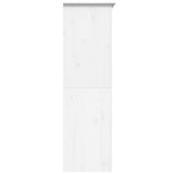Wardrobe "BODO" White 99x53,5x173 cm Solid Wood Pine 355059