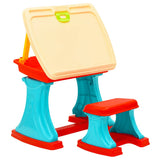 Children Learning Desk & Easel Adjustable 80343