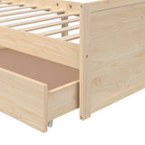 Bed Frame without Mattress Solid Wood Pine 90x200 cm 322159