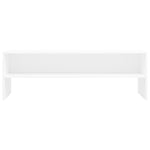 TV Cabinet White 120x40x40 cm Engineered Wood 800036
