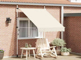 Manual Retractable Awning 150 cm Cream 143693