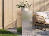 Plant Stand Silver 30 x 30 x 80 cm Steel 8012496