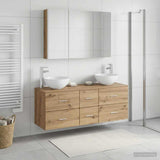 Bathroom Furniture Set 4 pcs Artisan Oak 3406750