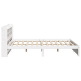 Bed Frame with Headboard without Mattress White 160x200 cm 3306741