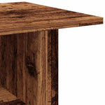 ZNTS TV Cabinet with Castors Old Wood 80x40x45 cm Engineered Wood 855790
