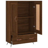 Highboard Brown Oak 69.5x31x115 cm Engineered Wood 830299