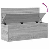 Storage Box Grey Sonoma 102x35x35 cm Engineered Wood 840693