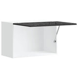 Kitchen Wall Cabinet Lucca Black Engineered Wood 853838