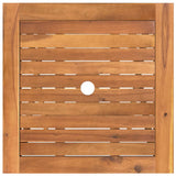 Garden Dining Set Foldable Square Rustic 3058253