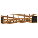 Sectional Sofa Set 5 pcs Natural Solid Acacia Wood 3384400