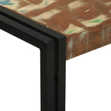 Console Table Multicolour 120 x 33 x 75 cm Solid reclaimed wood 4104735