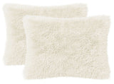 Cushion with Pillow HEERLEN 12 pcs White PV Fleece 927240