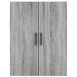 Highboard Grey Sonoma 69.5x34x180 cm Engineered Wood 3198175