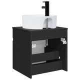 Wall-mounted Sink Vanity Black 49 x 44.5 x 65 cm 890593