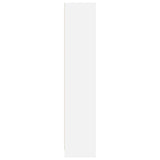 Bookcase White 57x28.5x107.5 cm Engineered Wood 848003