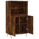 Highboard Smoked Oak 60x36x110 cm Engineered Wood 831489