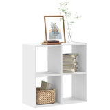 Bookcase White 68.5x32x68.5 cm Engineered Wood 852825