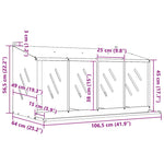 ZNTS Chicken Nesting Box with 4 Compartments Galvanized Silver Metal 864344